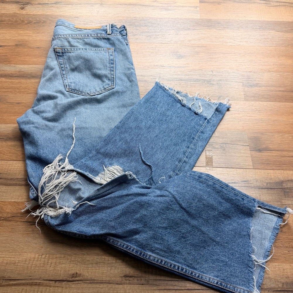 GRLFRND Karolina Wo’s Size 28 High Waist Skinny Jeans Distressed  Relaxed Length - Picture 8 of 9